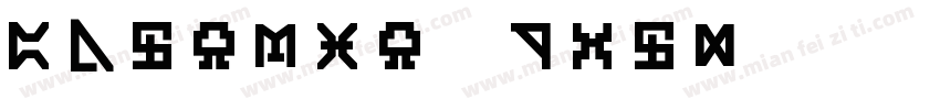 Galerie2 Bold字体转换